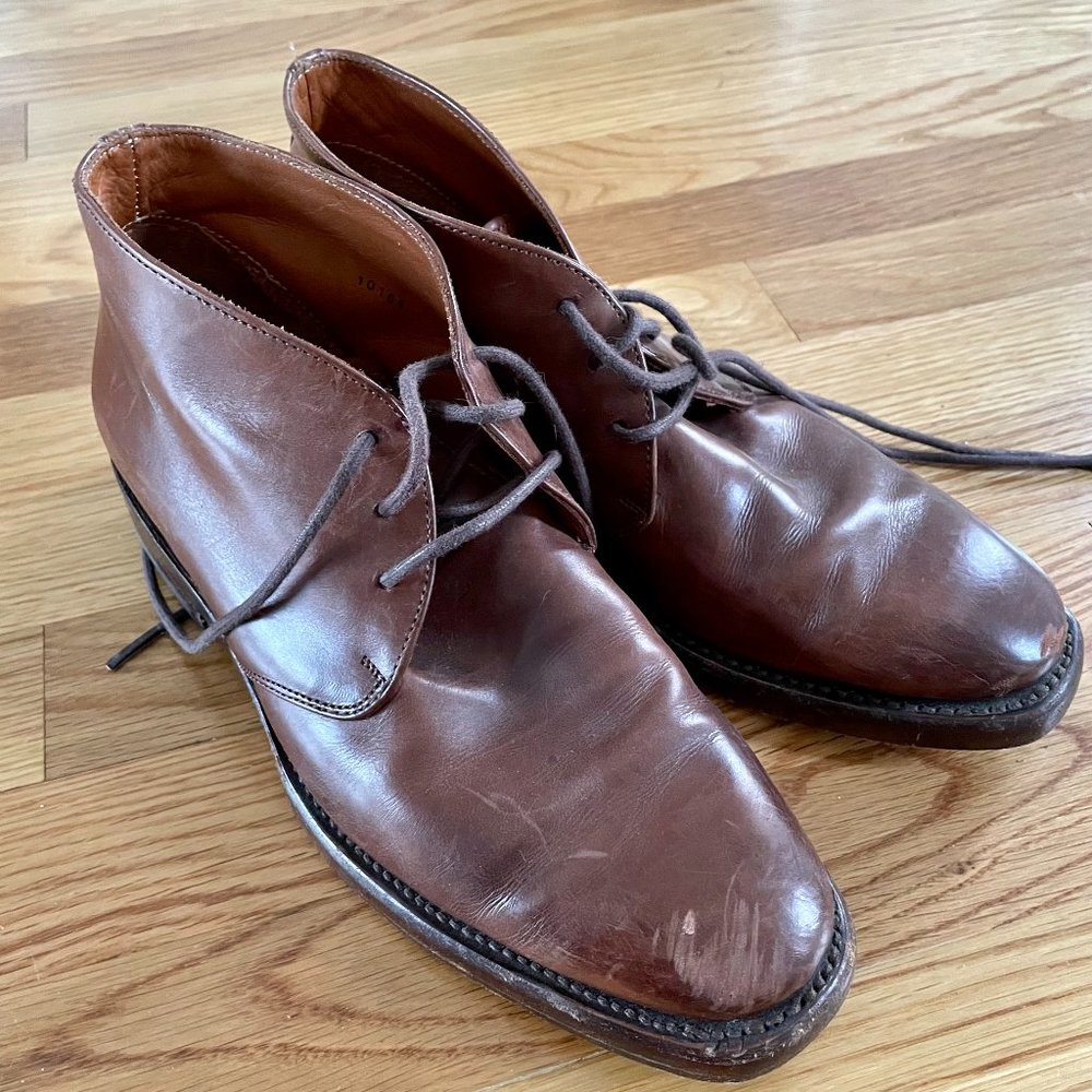 Frye Brown Leather Chukka Boots
